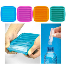 2 Ice Maker Stick Tray Water Drink Sport Bottle Tube Silicone Chocolate ... - $26.99