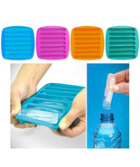 2 Ice Maker Stick Tray Water Drink Sport Bottle Tube Silicone Chocolate ... - £21.16 GBP