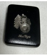 Las Vegas Black w/ Silvertone Souvenir Key Chain Holder - Velvety Red In... - $169.35 MXN