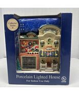 Vintage Victoria Falls Lighted North Pole Toy Store Series 2 Porcelain T... - $17.33