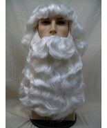 Nice Santa Claus Wig Beard Victorian Father Christmas Biblical Old Merli... - €16,96 EUR