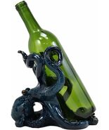 Nautical Deep Sea Blue Octopus Wine Holder 8&quot;L Cephalopod Giant Kraken F... - €34,13 EUR