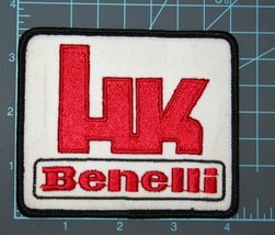 Heckler &amp; Koch Benelli Shotgun Logo Embroidered Patch Hk Military Tactical - £10.83 GBP