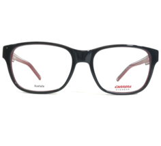 Carrera Eyeglasses Frames CA 6167 T2C Black Red Square Full Rim 53-17-140 - £58.07 GBP
