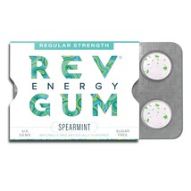 Rev Gum Caffeine Energy Gum | Regular Strength 60mg of Caffeine per Gem | - £38.82 GBP
