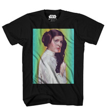 Star Wars Kinda Royal Princess Leia Holding a Blaster Black T-Shirt 2X NEW - £17.77 GBP