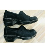 BOC Born Concept Shoe Women Size 9 Black  Leather Slip-on 2in Heel Comfo... - $20.05 CAD