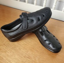 SAS Womens Roamer Walking Shoe Tripad Comfort Soft Step SZ 9N Black Leather - £16.49 GBP