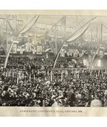 Democrat Convention 1900 Print New Declaration History Struggle Chicago ... - $41.12 CAD