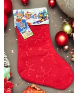 Paw Patrol Christmas Holiday Stocking Nickelodeon Felt Embossed Snowflak... - $187.02 MXN