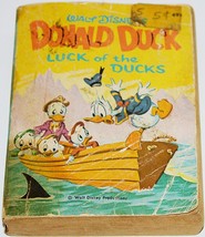 Disney Donald Duck Luck of he Ducks #5764 Big Little Book 1969 Whitman V... - $4.75