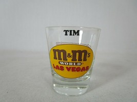M&amp;M’s World Las Vegas Shot Glass Tim - £5.53 GBP