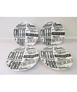 Ciroa Cheese Dessert Appetizer Bread Plates Set of 4  - £21.32 GBP