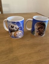 Star Wars mug set of two Chewbacca Millennium Falcon Galerie Coffee Mug Cups - £9.49 GBP