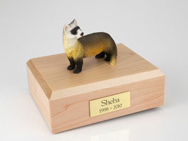 Ferret Figurine Wildlife Cremation Urn Available in 3 Different Colors &amp;... - £132.77 GBP+