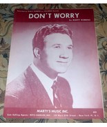 Marty Robbins Sheet Music - Don&#39;t Worry (1960) - £11.59 GBP