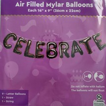 14&quot; Red Foil Balloons Celebrate Banner Adults &amp; Kids Decoration Events Party - £9.81 GBP