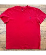 Polo Ralph Lauren Men&#39;s Medium Red Crewneck T-Shirt Classic Preppy Acade... - $355.78 MXN