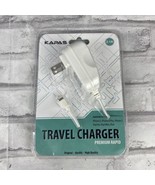 Kapas Premium Rapid Wired Travel Phone Charger 2.1A White For iPhone New... - £5.67 GBP