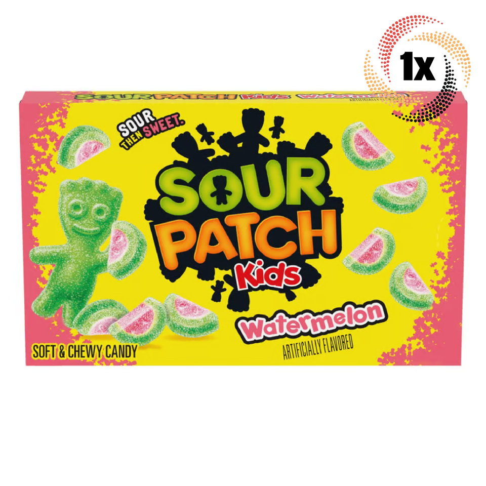 1x Pack | Sour Patch Kids Watermelon Assorted Chewy Candy Theater Box | ... - $9.54