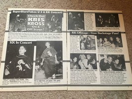 Kris Kross teen magazine pinup clipping concert time 1995 16 magazine Ti... - $2.50