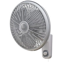 Lasko Products 16&quot; Osc Wall Mount Fan 3 Spd - Gray - £115.99 GBP