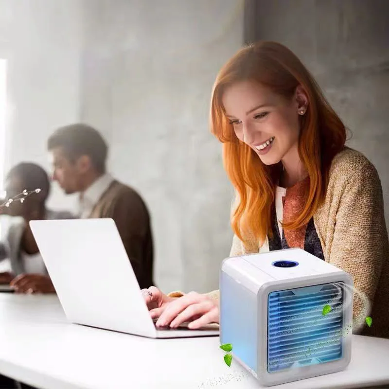 3-in-1 Portable Mini Air Conditioner Fan - USB Charging, 3-Speed Adjustment - £36.09 GBP