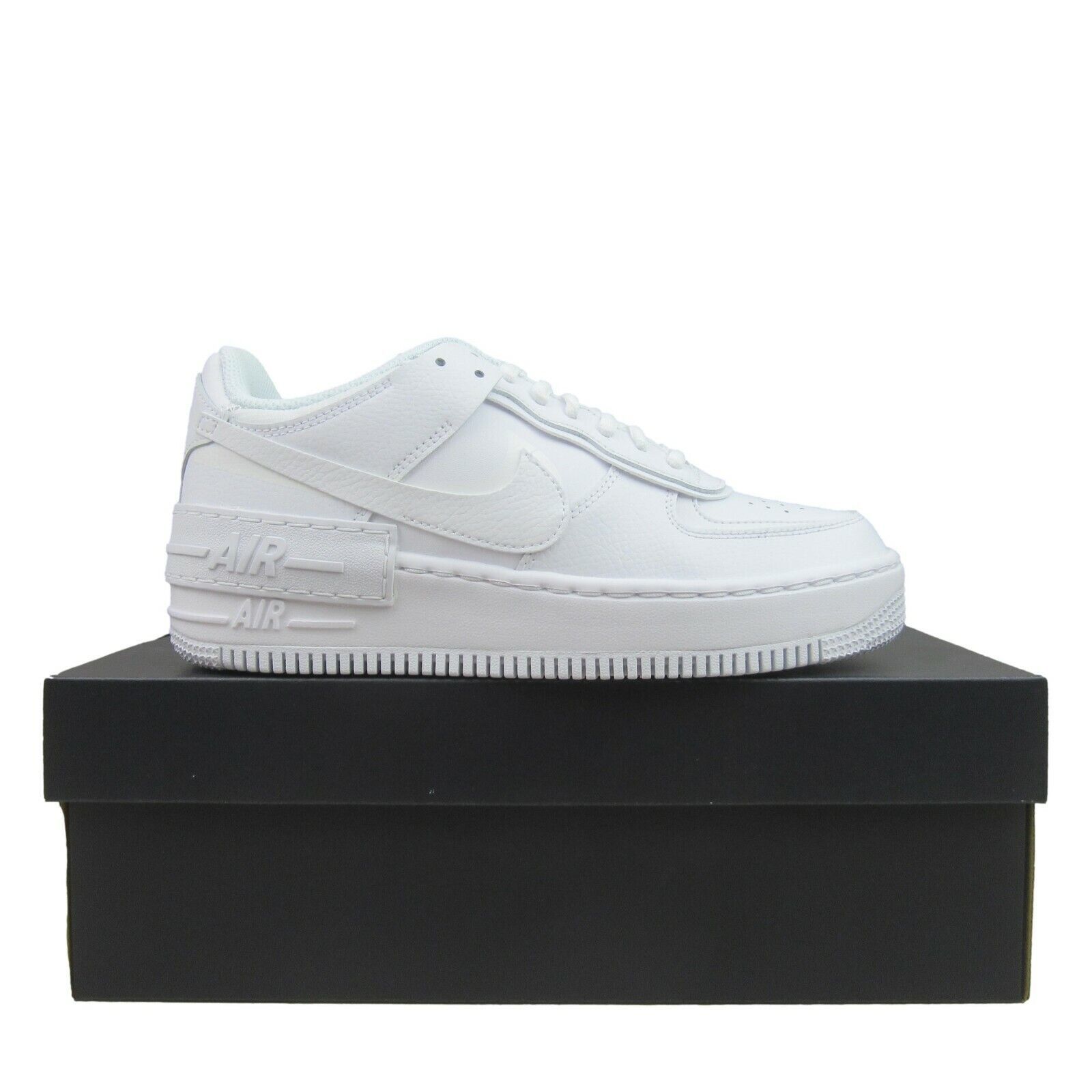 Primary image for Nike Air Force 1 Low Shadow Shoes Women's Size 8.5 Triple White NEW CI0919-100