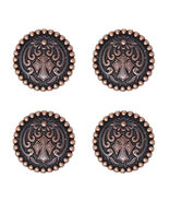 Concho Set of 4 Screw Back Conchos Western Saddle 1-1/4" 401599 - $24.74