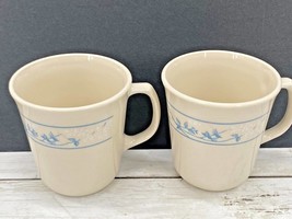 Vintage Corelle Corning Ware FIRST OF SPRING Set of 2 Coffee Mugs Cups - £11.07 GBP