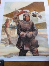 WW1 US Air Force Oil Painting - £50.29 GBP
