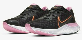 Women&#39;s Nike Renew Run Running Shoes, CK6360 001 Multi Sizes BLK/Orange/WHT/Pink - £81.47 GBP