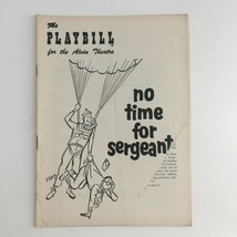 1956 Playbill Alvin Theatre Maurice Evans Presents No Time For Sergeants - £11.17 GBP
