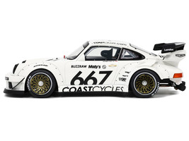 RWB Bodykit &quot;Coast Cycle&quot; White with Graphics 1/18 Model Car by GT Spirit - £138.20 GBP