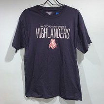 NWT Radford University HIGHLANDERS Shirt Short Sleeve Sz M Champion Authentic  - £13.98 GBP