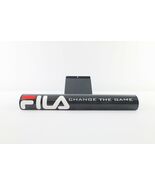 NOS Vintage 90s FILA Spell Out Single Shoe Rack Holder Base Metal Navy Blue - $543.90 MXN