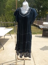 Nwt Max Studio Navy Embroirded Dress 2X - $29.99