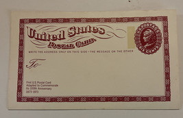 6 Cents U.S. Postal Card Adapted to Commemorate Its 100th Anniversary 18... - £1.43 GBP