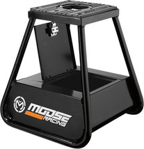 Moose Racing Black Aluminum 14x16x17 Bike Stand With Storage For MX Motocross - £123.48 GBP