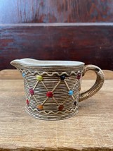 Tilso Japan Rope and Bead Creamer Pitcher Faux Rope and Bead Pattern Cre... - £11.55 GBP
