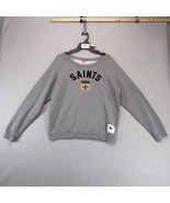 Mitchell &amp; Ness NFL New Orleans Saints Gray Sweatshirt Women&#39;s L Throwba... - $36.23 CAD
