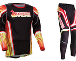 New Moose Racing Agroid Black Red Yellow Dirt Bike Adult MX Riding Gear - $194.90+