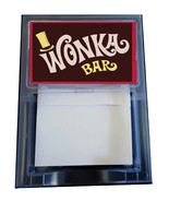 Willy Wonka Charlie And The Chocolate Factory Prop Candy Bar Note Pad Memo - £9.80 GBP