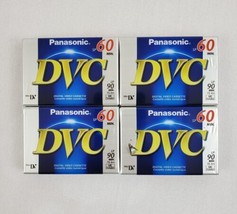 Lot (4) Panasonic DVC Digital Video Cassette Tape Mini DV 60 Minute New ... - £21.95 GBP
