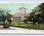 Stato Casa Costruzione Columbus Ohio Oh Udb Cartolina O1 - £2.40 GBP