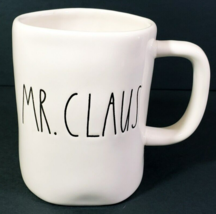 Rae Dunn Mr. Claus Coffee Cup Tea Mug White 5&quot; x 4&quot; by Magenta - £9.74 GBP