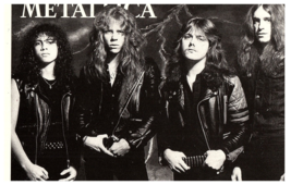 Metallica Rock Band Damaged Goods Advertising Postcard - £7.73 GBP