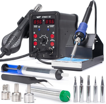 WEP 8786D-I SE 2-in-1 Soldering Hot Air Rework Station Kit with Tips &amp; N... - $2,507.34 MXN
