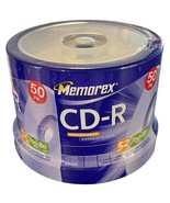 Memorex 50-Pack CD-R 52X 700MB/80Min Blank Discs For Data &amp; Audio Storag... - $14.40