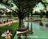 Vtg Postcard c 1908 San Pedro Park San Antonio Postcard - Unused - $5.89